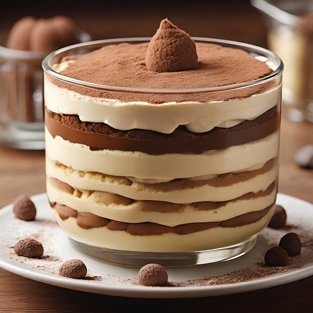 photo of a tiramisù
